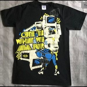 Cute is what we aim for band t-shirt